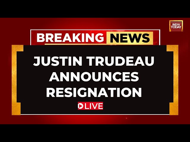 ⁣Justin Trudeau Resigns LIVE | Canadian PM Justin Trudeau Resignation News LIVE | India Today News