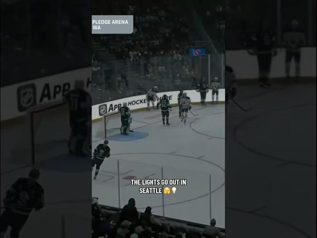 ⁣The Lights Went Out In Seattle During Kraken-Oilers Game 