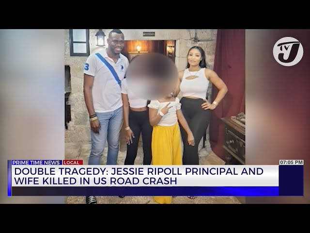 ⁣Double Tragedy: Jessie Ripoll Principal and Wife Killed in US Road Crash | TVJ News