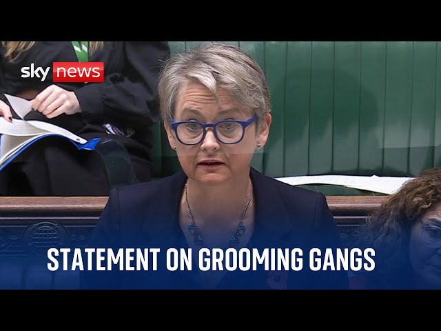 ⁣Live: Statement on grooming gang claims in the House of Commons