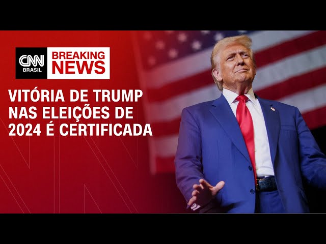 ⁣Vitória de Trump nas eleições de 2024 é certificada | CNN 360º