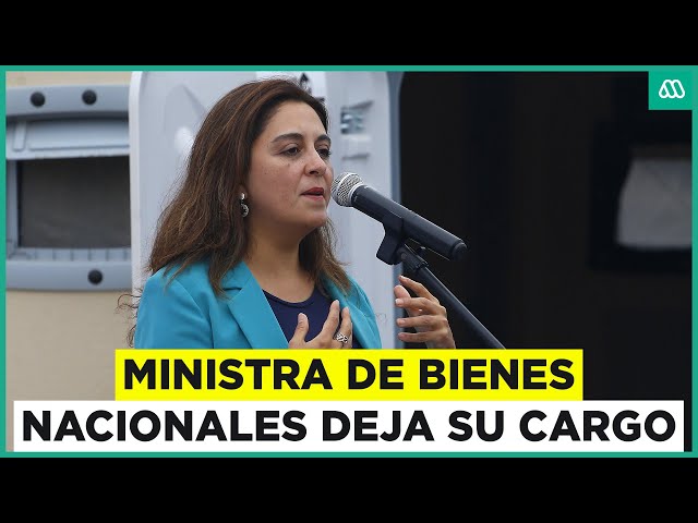 ⁣Marcela Sandoval deja su cargo como ministra de Bienes Nacionales