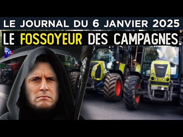 ⁣Macron contre les paysans - JT du lundi 6 janvier 2025