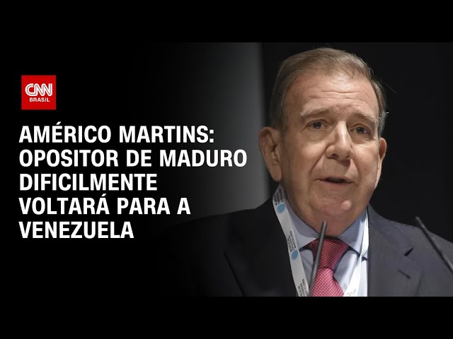 ⁣Américo Martins: Opositor de Maduro dificilmente voltará para a Venezuela | CNN BASTIDORES