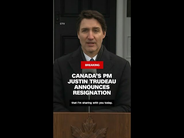 ⁣Canada’s PM Justin Trudeau announces resignation