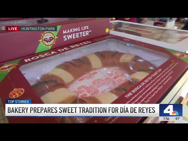 ⁣Bakeries prepare 'Rosca de Reyes' for Three Kings Day