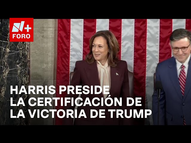 ⁣El Congreso de Estados Unidos certifica la victoria de Trump en elección de 2024 - Paralelo 23