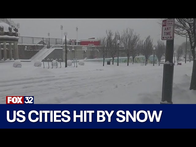 ⁣Cincinnati, other cities covered in several inches of snow