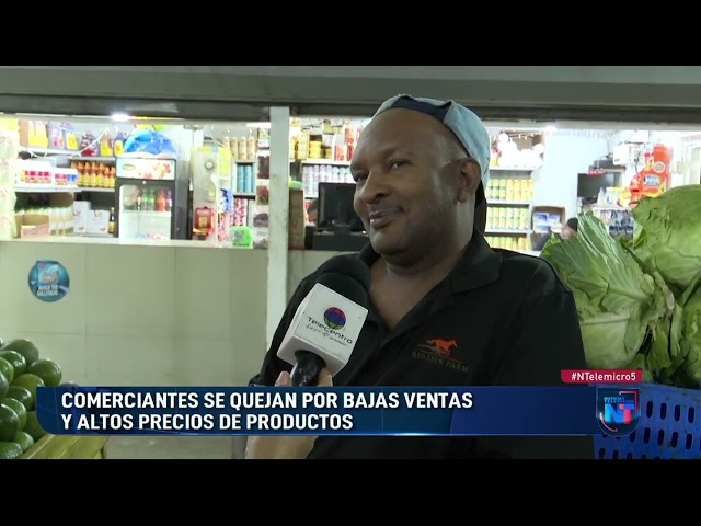 ⁣Comerciantes se quejan por bajas ventas y altos precios de productos