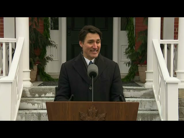 ⁣Justin Trudeau RESIGNS as Liberal Party leader (FULL SPEECH)