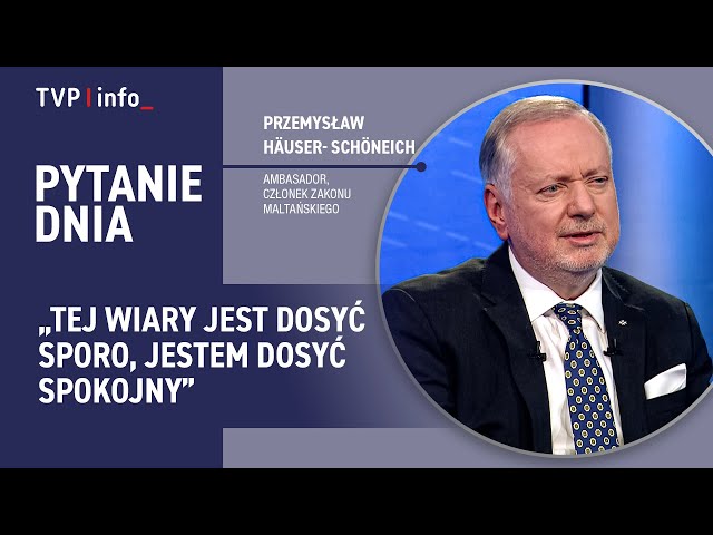 ⁣Przemysław Häuser- Schöneich : Tej wiary jest dosyć sporo, jestem dosyć spokojny | PYTANIE DNIA