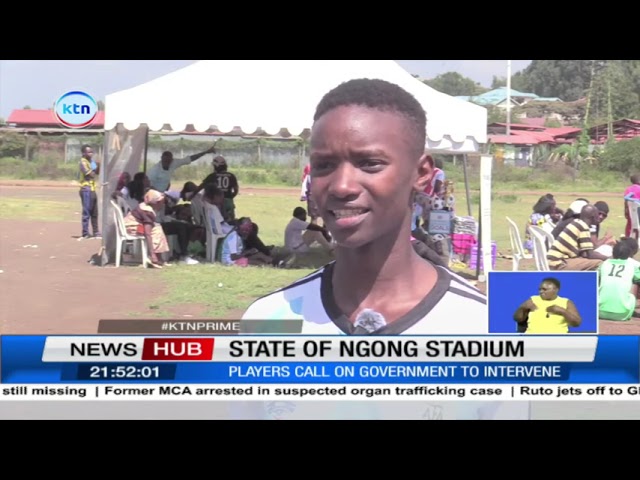 ⁣Players concerned over the sorry state of Ngong Stadium