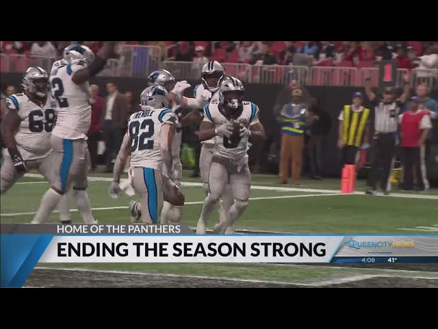 ⁣Panthers ending season with win over Falcons