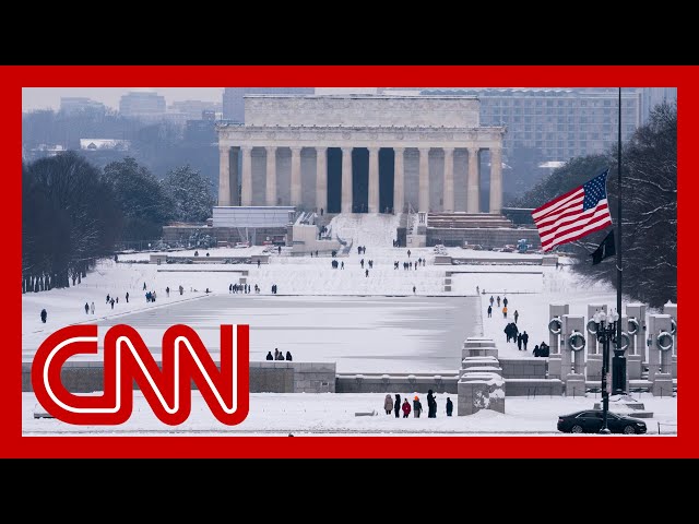 ⁣Snow piles up in Washington as winter’s most significant storm yet hits