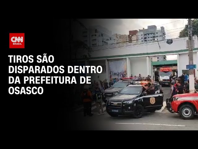 ⁣Tiros são disparados dentro da Prefeitura de Osasco | CNN ARENA