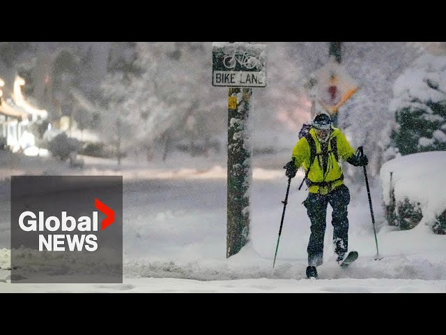 ⁣US hit by blizzard conditions, freezing temperatures amid major winter storm