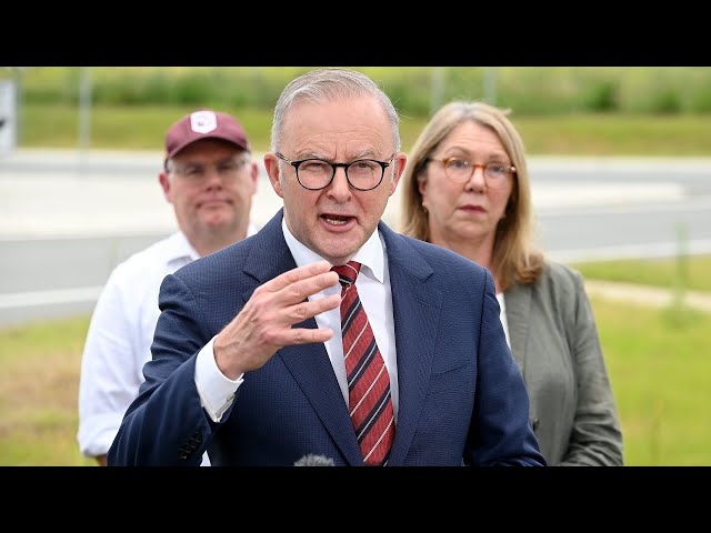 ⁣Prime Minister Albanese continues pre-election campaigning in Queensland