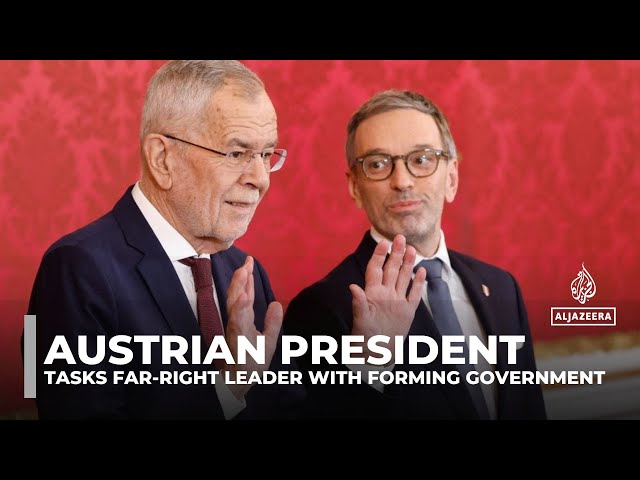 ⁣Austrian president tasks far-right leader with forming government