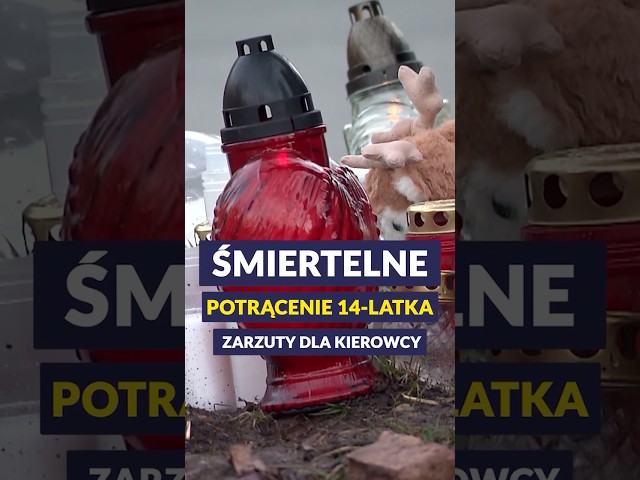 ⁣Śmiertelne potrącenie 14-latka. Zarzuty dla kierowcy | SHORT 19.30 | 05.01.2025