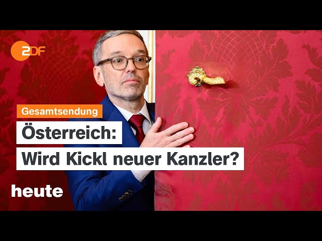 ⁣heute 19:00 Uhr vom 06.01.2025 FPÖ-Regierungsauftrag in Österreich, Wahlkampf in Deutschland