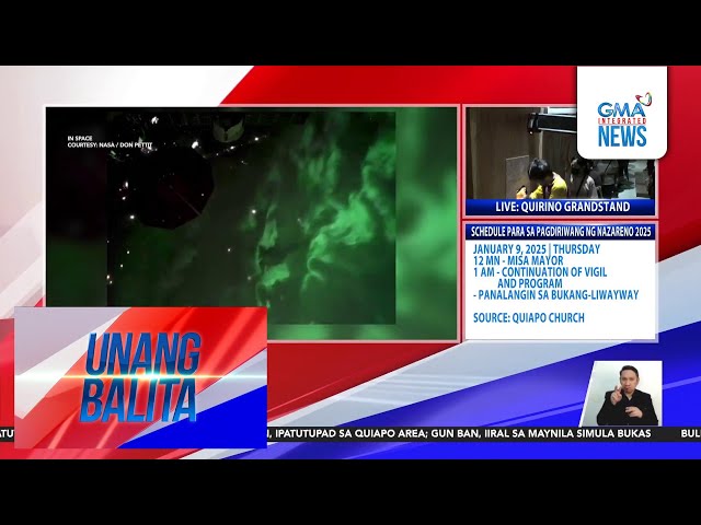 ⁣Northern lights, nakunan ng NASA astronaut mula sa space | Unang Balita