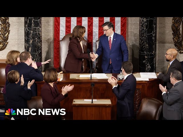 ⁣Watch Congress' full joint session to certify Trump's 2024 election victory