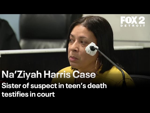 ⁣Sister of suspect in Na'Ziyah Harris murder testifies