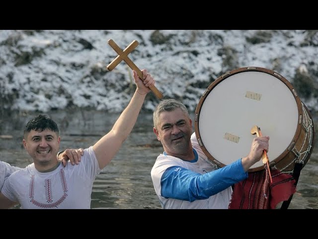 ⁣Christian communities across Europe take part in traditional Epiphany celebrations