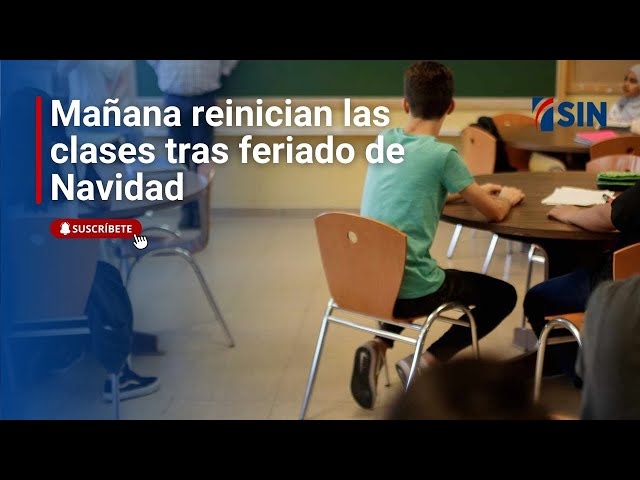 ⁣Mañana reinician las clases tras feriado de Navidad | Noticias: PrimeraEmisión 06/01/2024