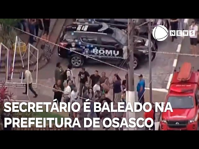 ⁣Secretário é baleado dentro da Prefeitura de Osasco