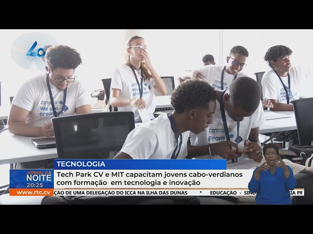 ⁣Tech Park CV e MIT capacitam jovens cabo-verdianos com formação  em tecnologia e inovação