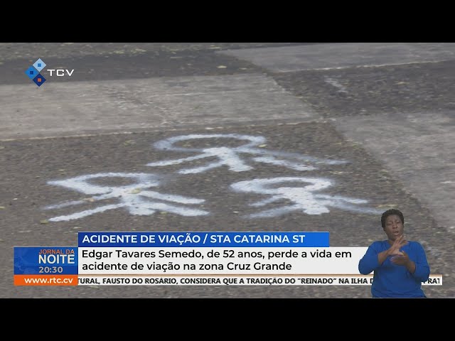 ⁣Edgar Tavares Semedo, de 52 anos, perde a vida em acidente de viação na zona Cruz Grande