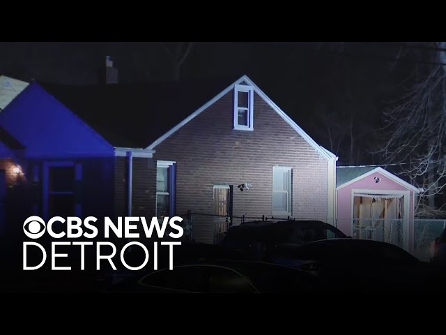 ⁣Human remains found outside of Detroit home