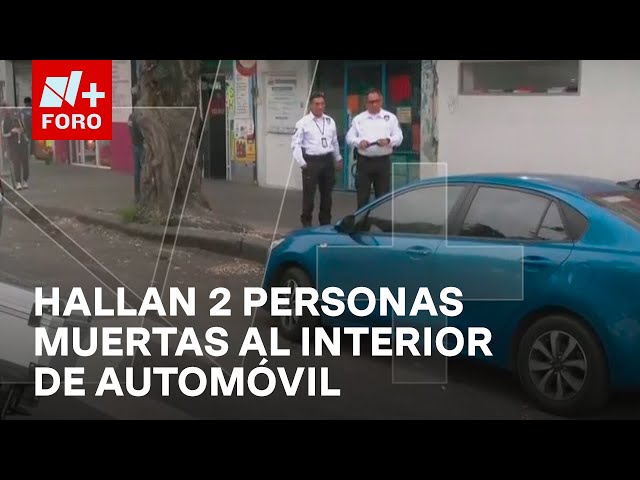 ⁣Hallan a personas muertas al interior de un auto en Azcapotzalco - Las Noticias