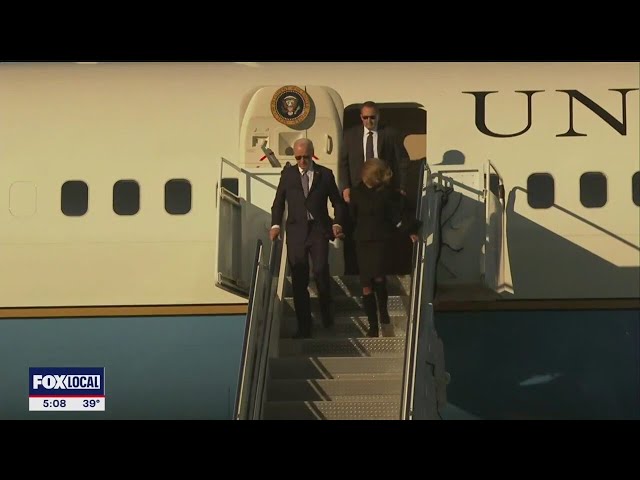 ⁣Pres. Joe Biden visits New Orleans following New Year's Day terror attack