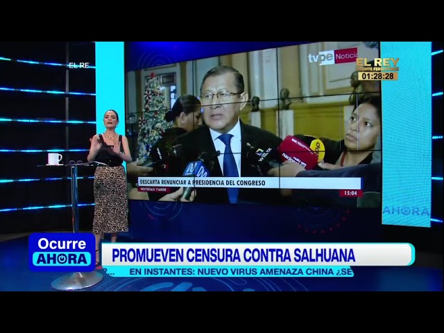 ⁣Eduardo Salhuana: Promueven censura contra presidente del Congreso