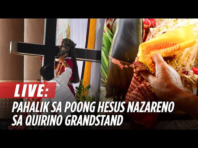 ⁣LIVE: 'Pahalik' sa Poong Hesus Nazareno sa Quirino Grandstand | January 7