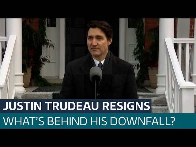 ⁣Canadian Prime Minister Justin Trudeau announces resignation | ITV News