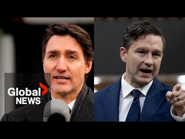 ⁣Trudeau resignation: Poilievre says Liberals supported PM for too long