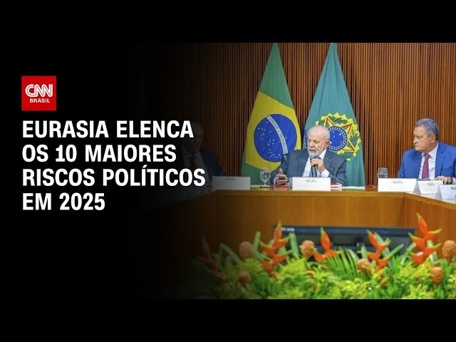 ⁣Eurasia elenca os 10 maiores riscos políticos em 2025 | WW