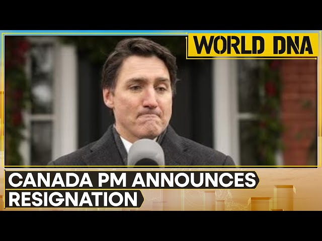 ⁣Canada PM Justin Trudeau Announces Resignation | World DNA LIVE | International News | WION