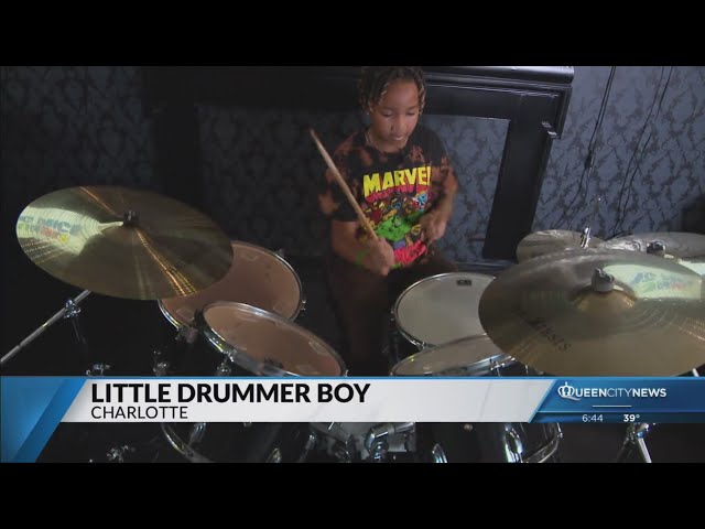 ⁣Promising little drummer boy stands out at Charlotte events 