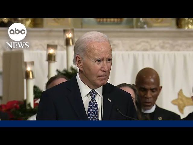 ⁣Biden visits New Orleans for prayer service after deadly New Year's attack