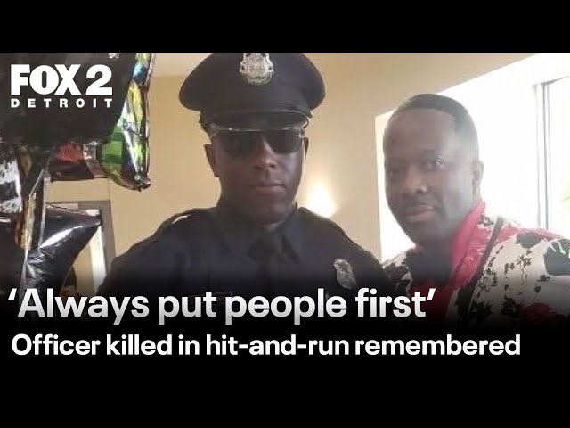 ⁣Dad of off-duty DPD officer killed in hit-and-run crash shares his son's story