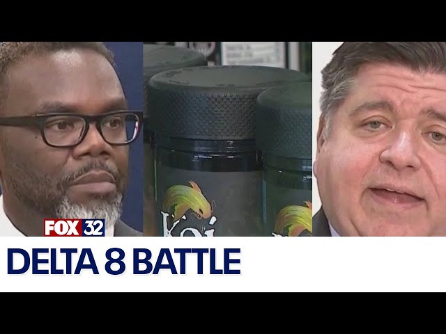 ⁣Johnson battles Pritzker on Delta 8 ban