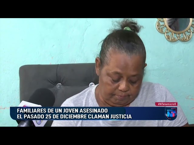 ⁣Familiares de joven asesinado claman justicia