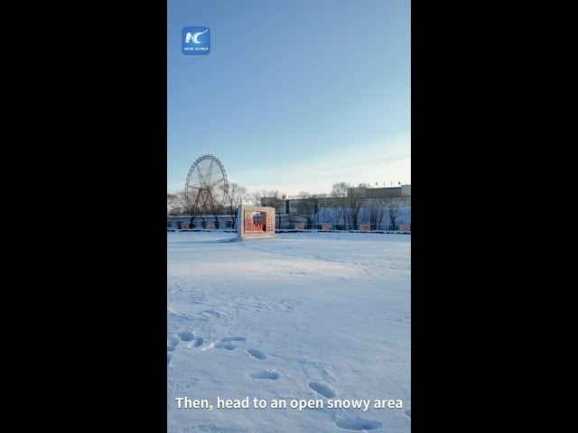 ⁣How to turn boiling water into ice in seconds