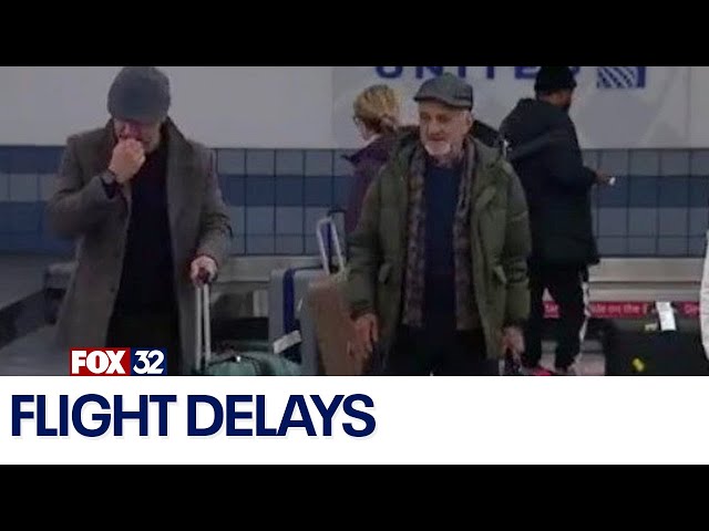 ⁣Crews at O'Hare trying to get on track after ground delay Monday morning