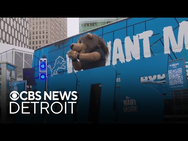 ⁣Detroit Lions fans come together to celebrate historic victory