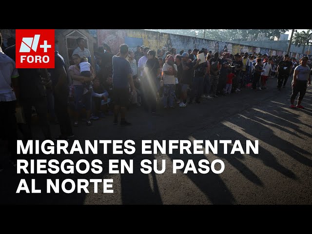 ⁣Migrantes chiapanecos apuran el paso para llegar antes de que Trump sea presidente - Las Noticias